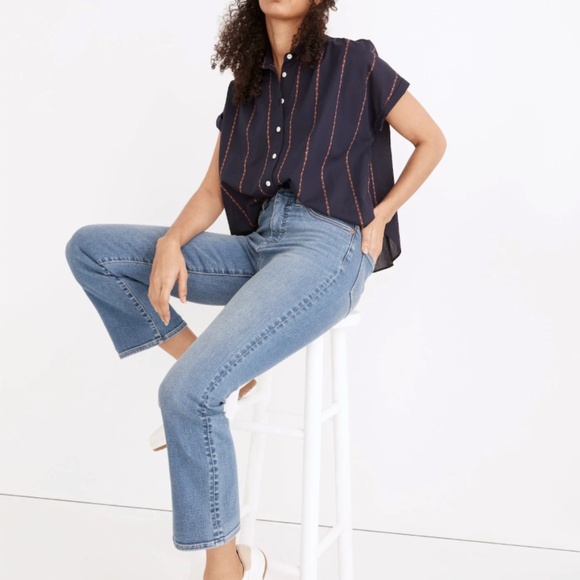 Madewell Denim - Madewell Women's Boot Cut Jeans - Light Blue